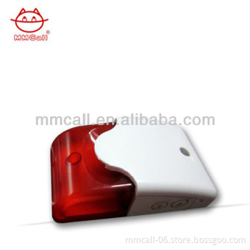Wireless emergency call system with alarm lamp
